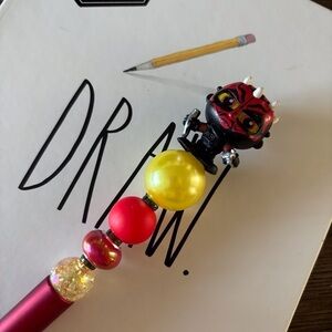 Disney Doorables: Star Wars: Darth Maul handmade beaded pen